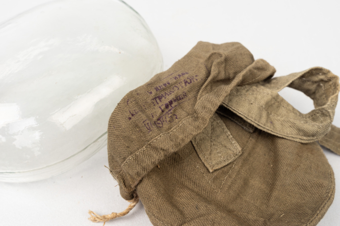 Soviet ww2 glass water bottle 1