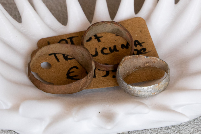 Lot of 3 German ww2 trenchmade rings