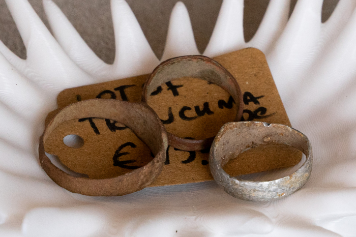 Lot of 3 German ww2 trenchmade rings
