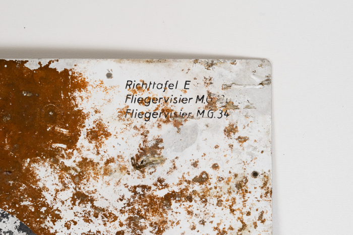 MG34 and MG13 sight correction plate