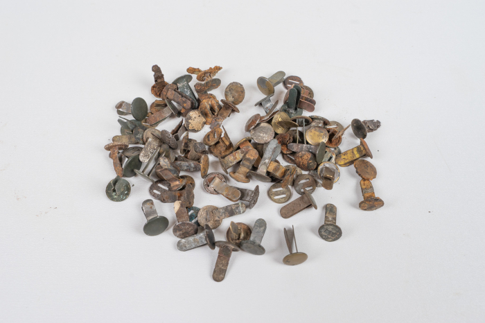 A big lot of relic liner pins with some repro as bonus