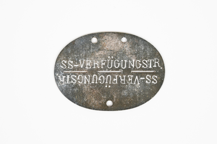SS VT dog tag on two sided Verfugungstruppe disc