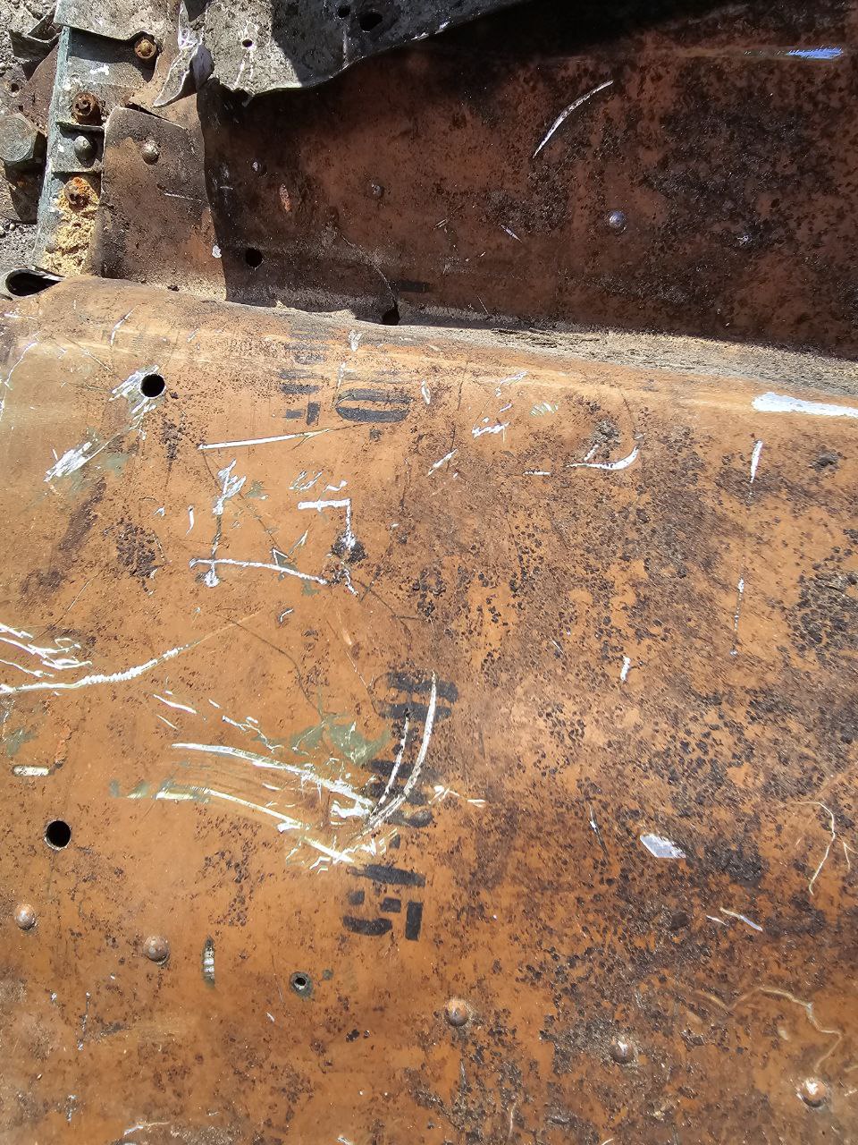Part of shotdown IL2  120Х60 cm