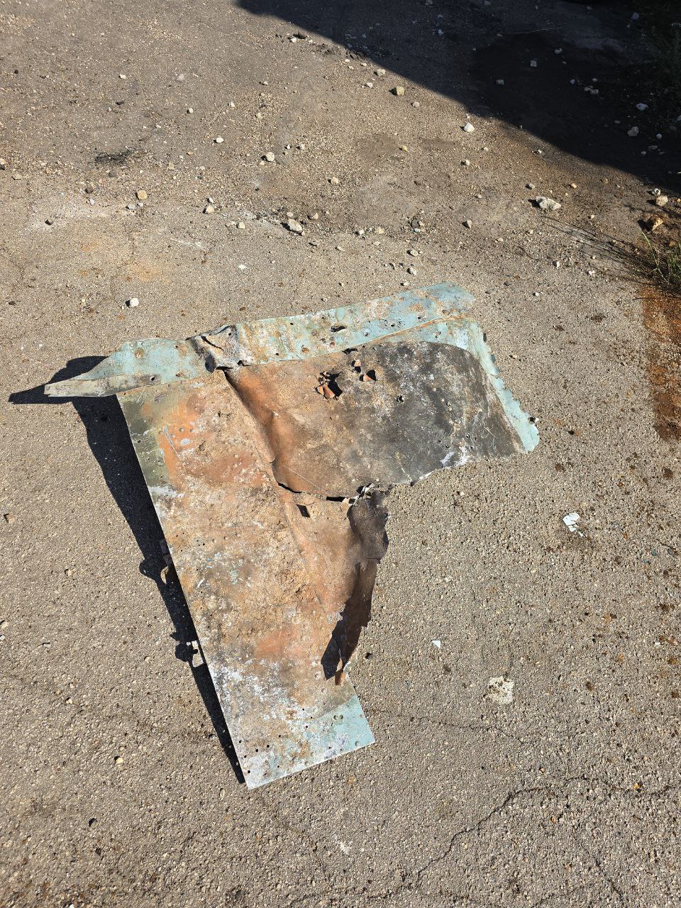 Part of shotdown IL2  85Х80 cm