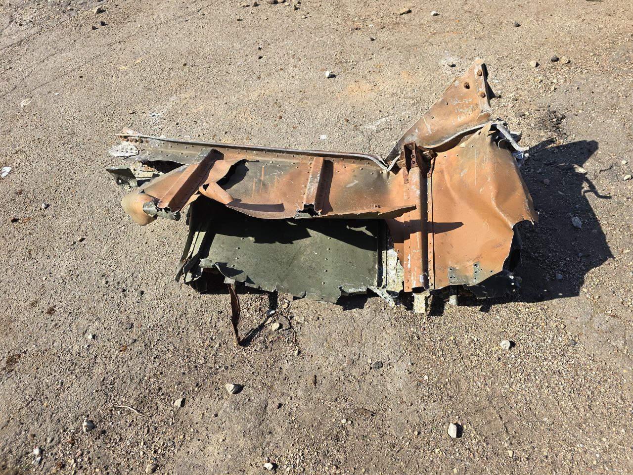 Part of shotdown IL2  112Х50 cm