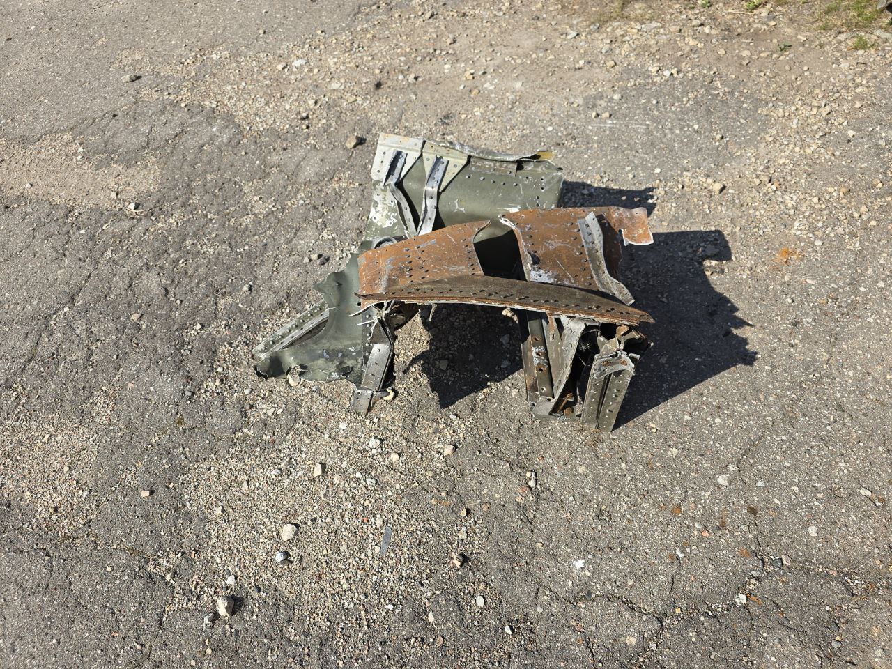 Part of shotdown IL2  80Х50 cm