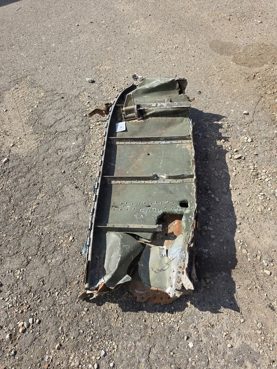 Part of shotdown IL2  120Х60 cm