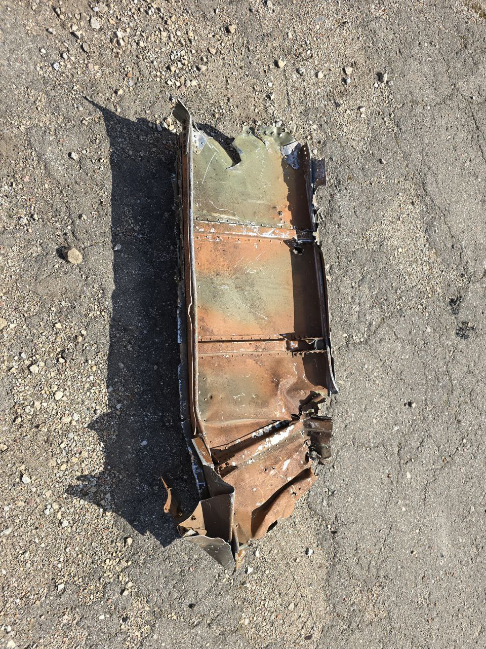 Part of shotdown IL2  114Х62 cm