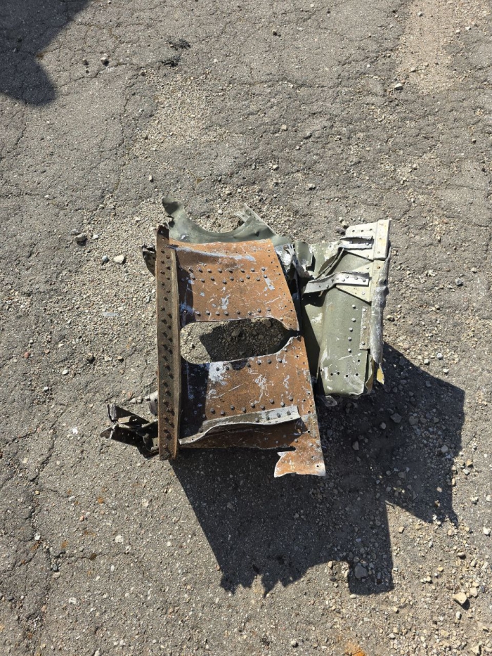 Part of shotdown IL2  80Х50 cm