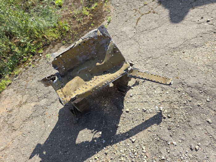 Part of shotdown IL2  80Х50 cm
