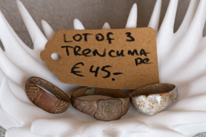 Lot of 3 German ww2 trenchmade rings