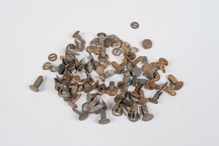 A big lot of relic liner pins with some repro as bonus